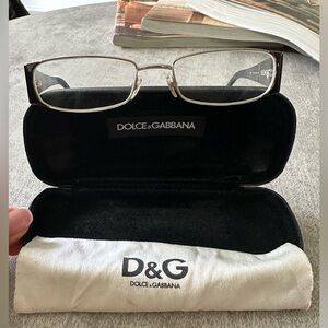Dolce & Gabbana Rectangular Eyeglasses with Case